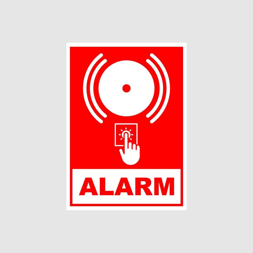 cute alarm sign illustration design vector