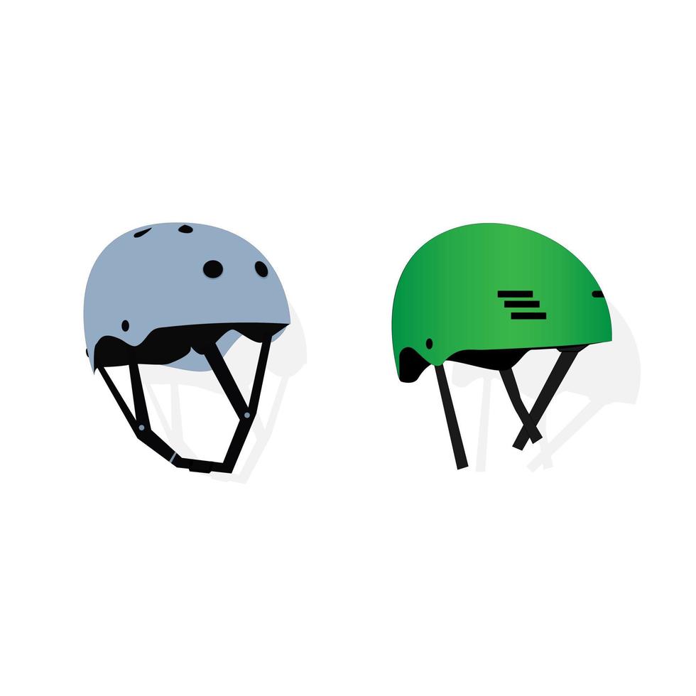 cute helmet illustration design vector