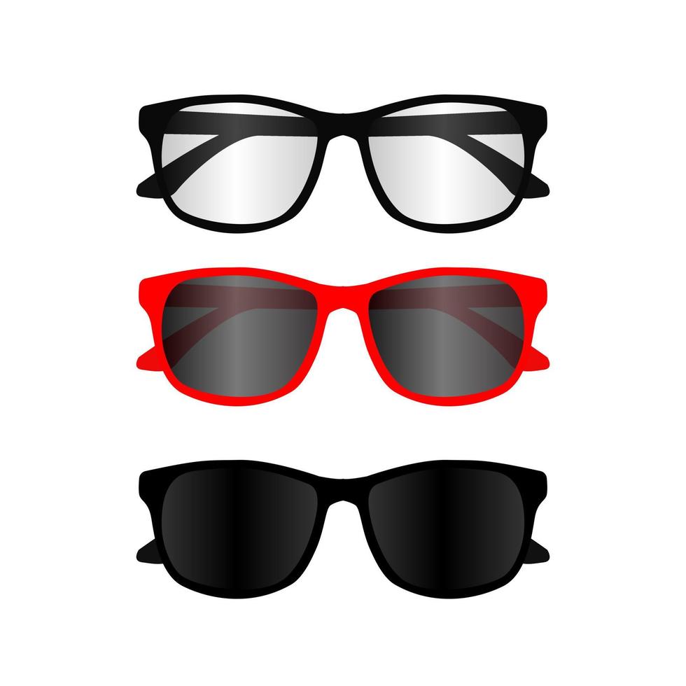 lindo diseño de ilustración de gafas vector