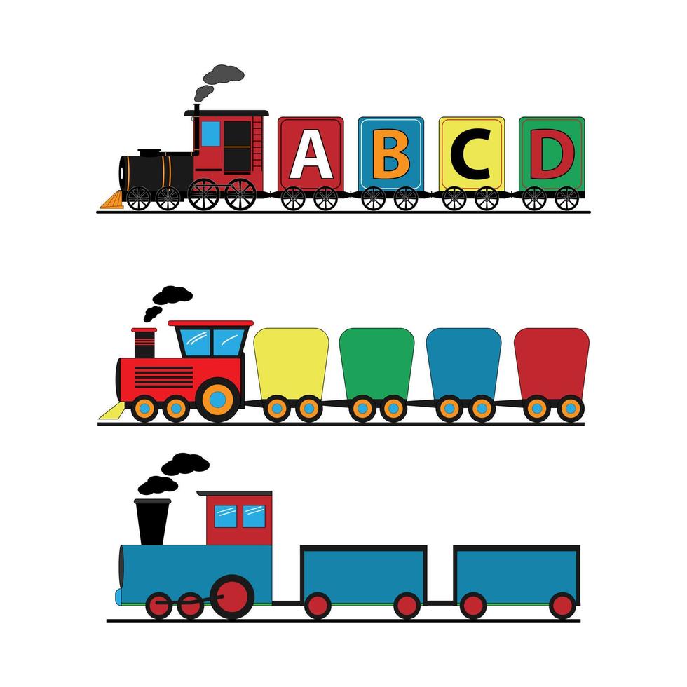 cute train illustration design vector