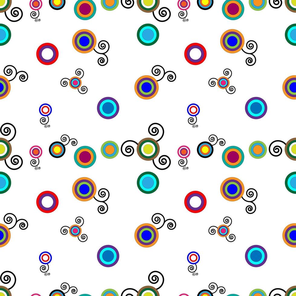 cute seamless pattern design vector
