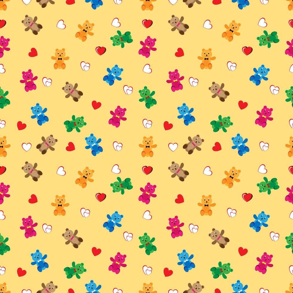 cute seamless pattern design vector