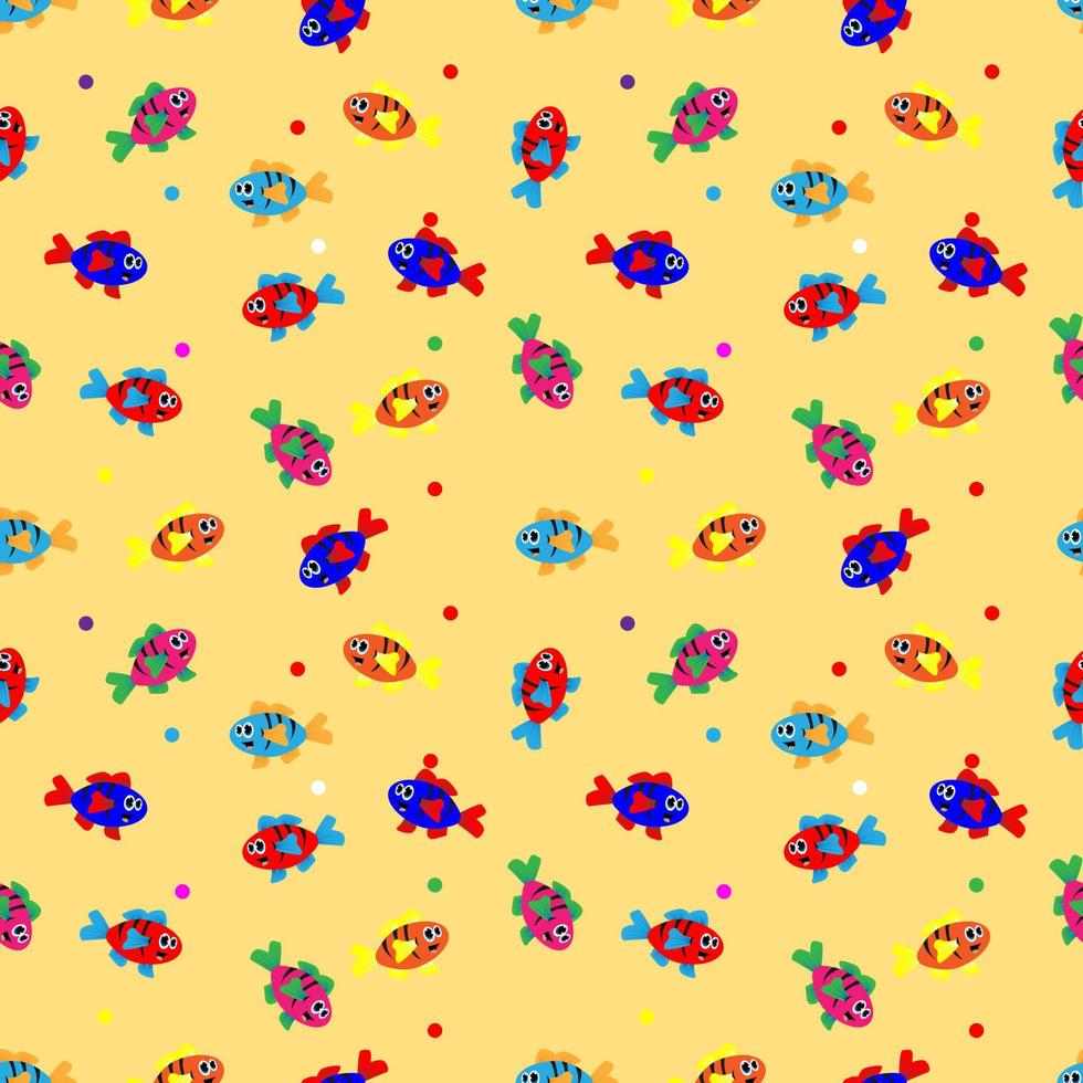cute seamless pattern design vector