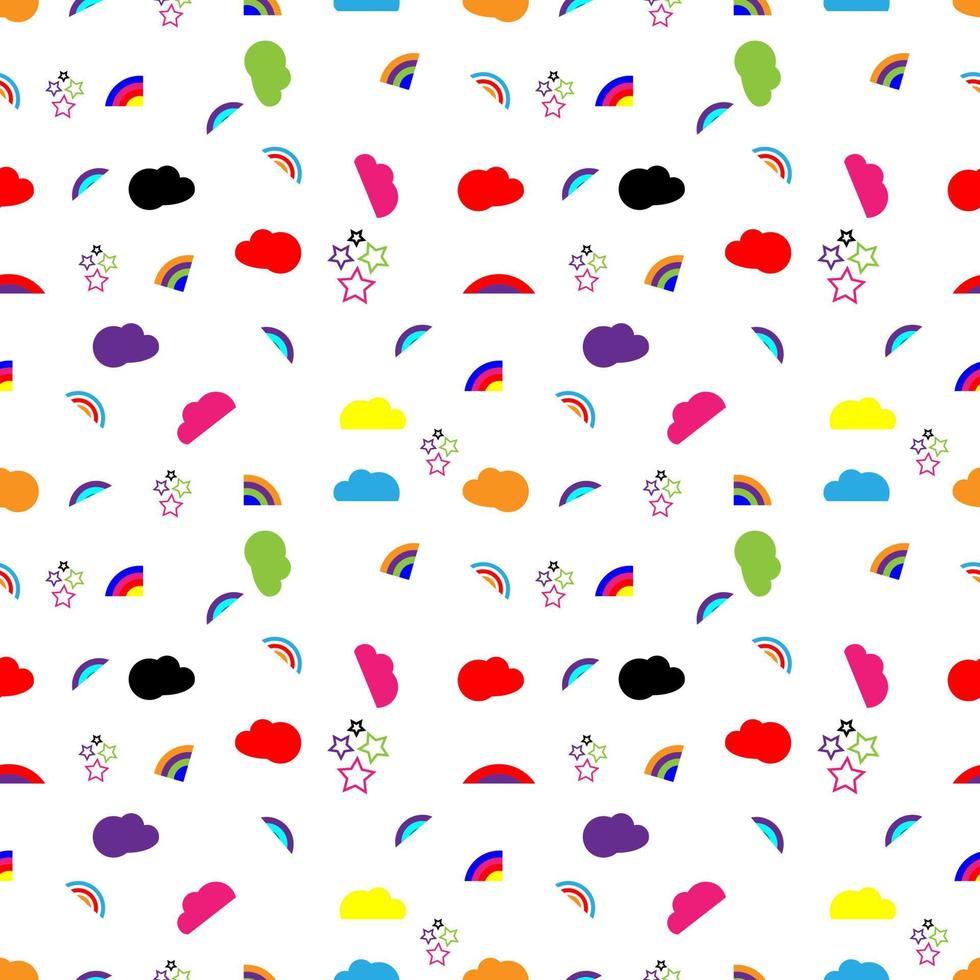 cute seamless pattern design vector