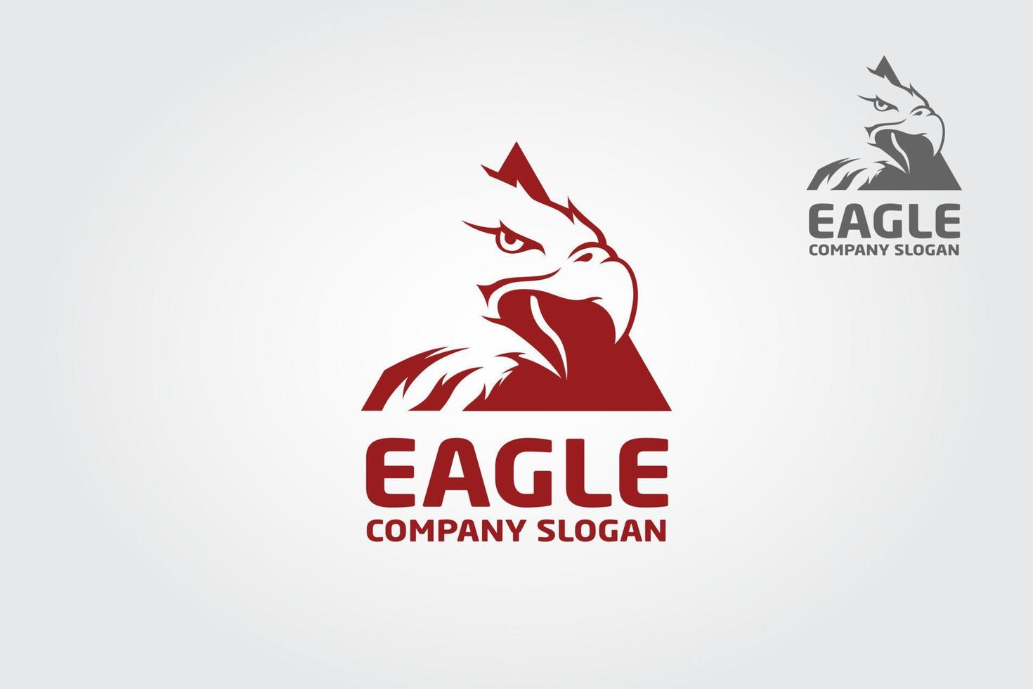 Eagle Vector Logo Template. This logo design suitable for business, hawk, flacon, eagle, bird, flying, wing, symbol, design, airline, etc