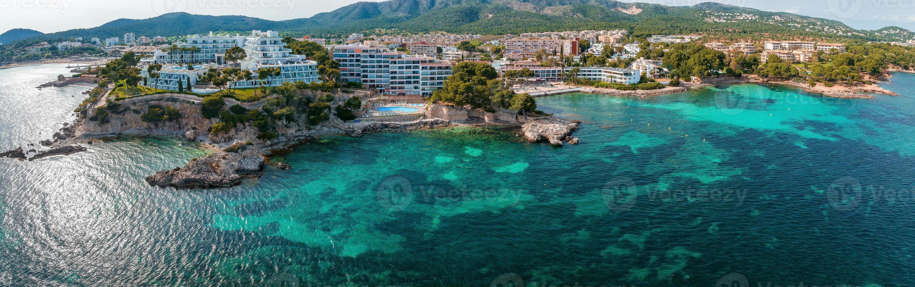 hermosa playa en cap formentor, palma mallorca, españa foto