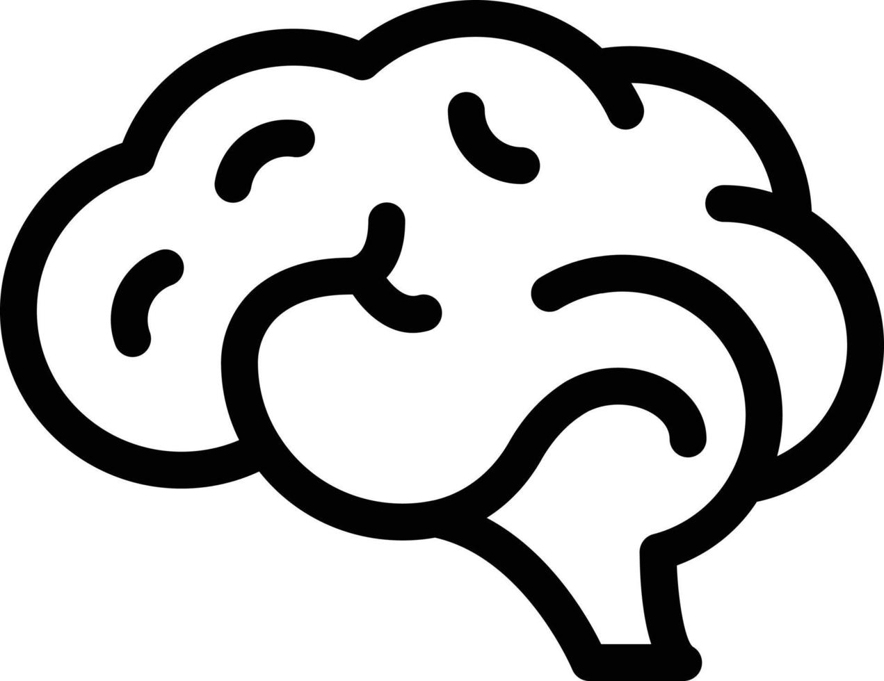 brain vector illustration on a background.Premium quality symbols.vector icons for concept and graphic design.