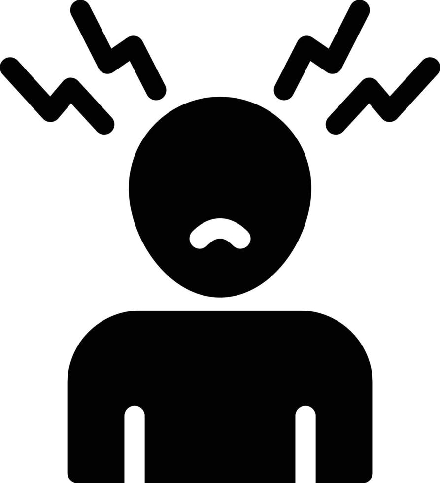 Stress vector illustration on a background.Premium quality symbols.vector icons for concept and graphic design.