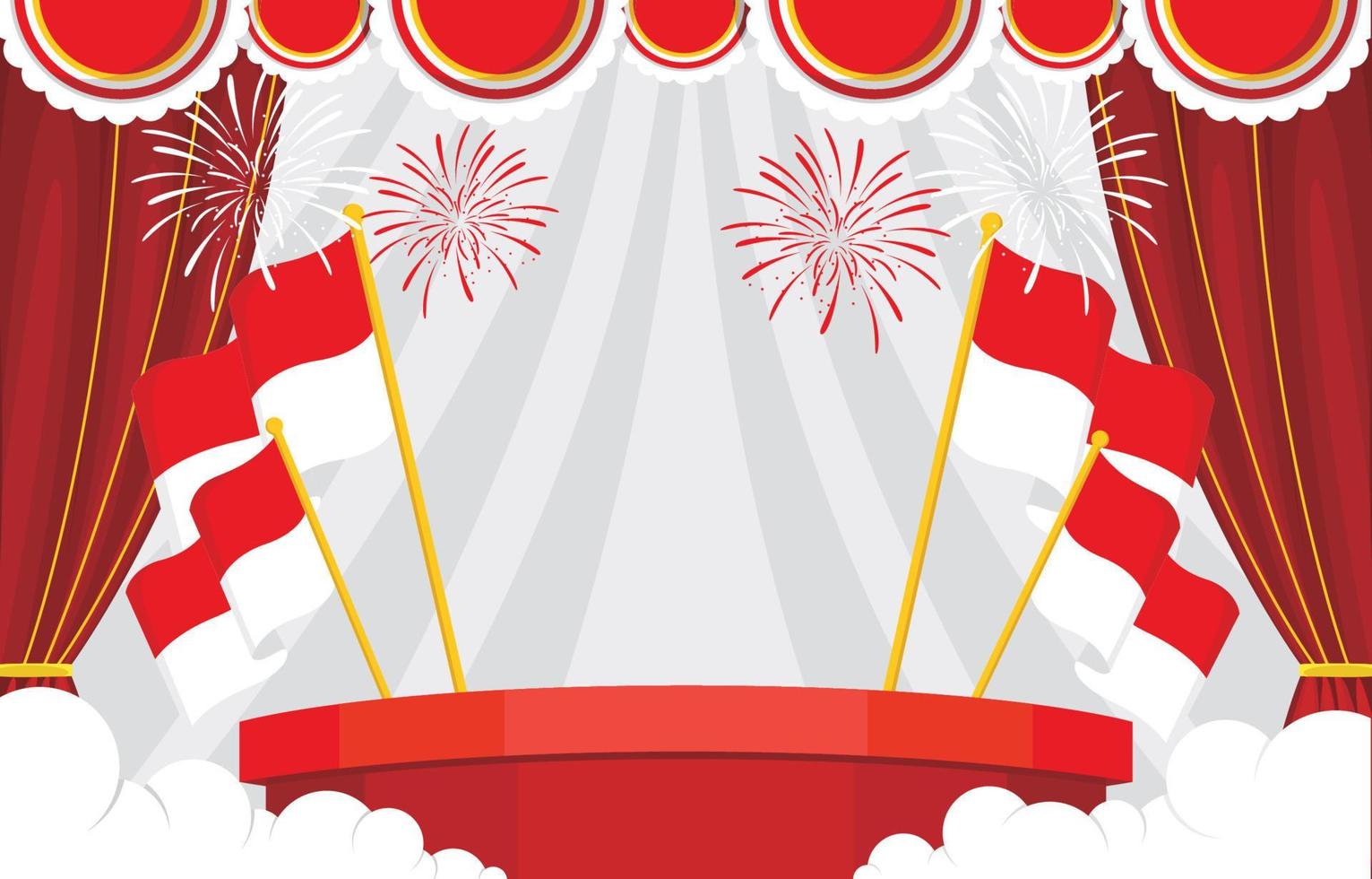 Indonesia Independence Day Celebration vector
