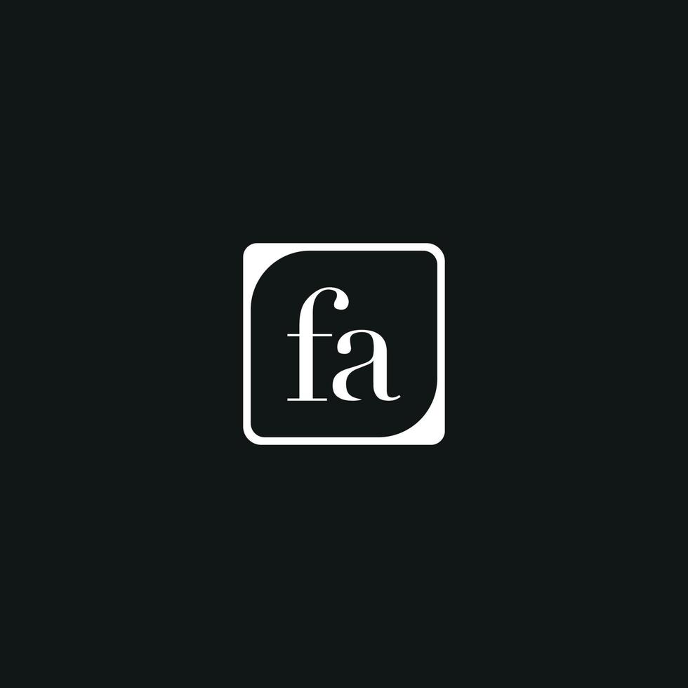 fa logo free vector file
