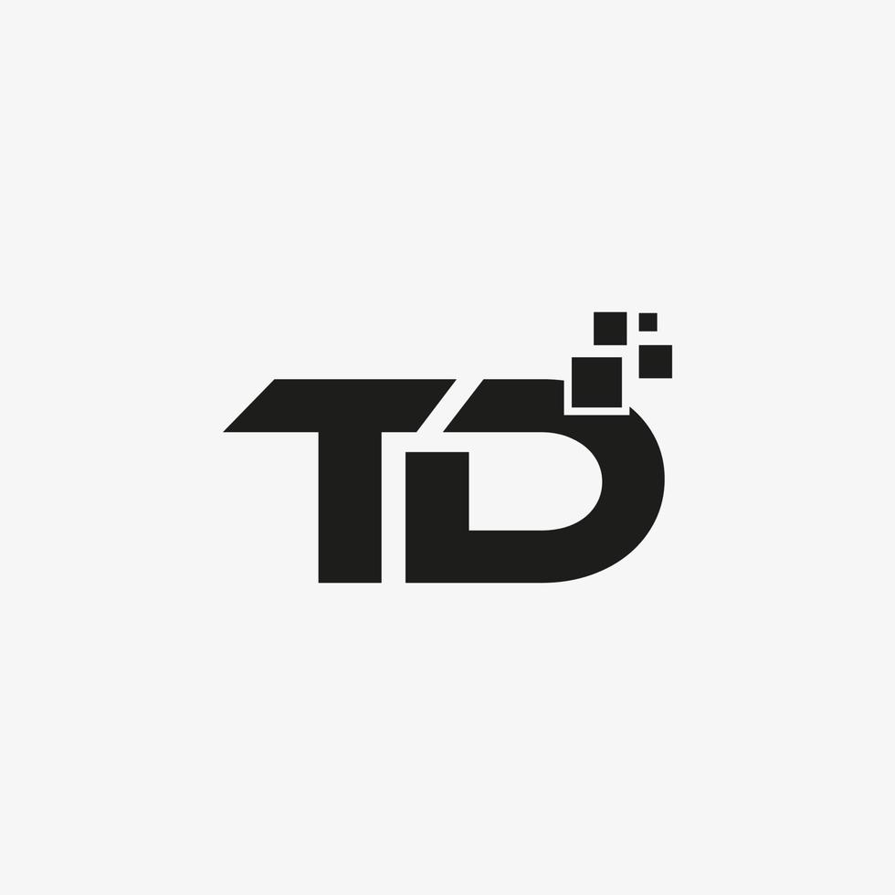 archivo de vector libre de logotipo td tech