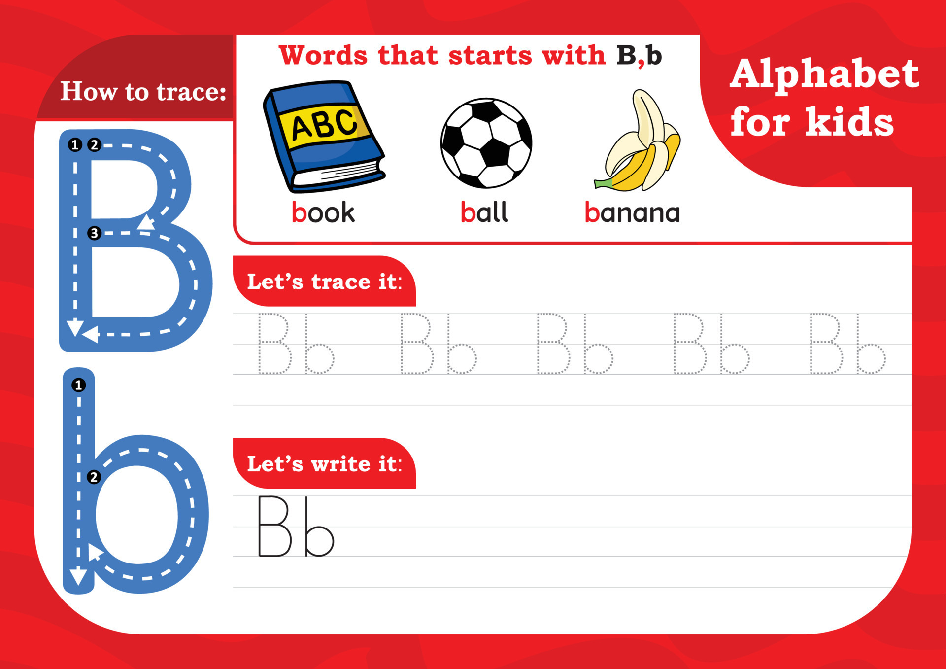 Words That Start With B For Kids