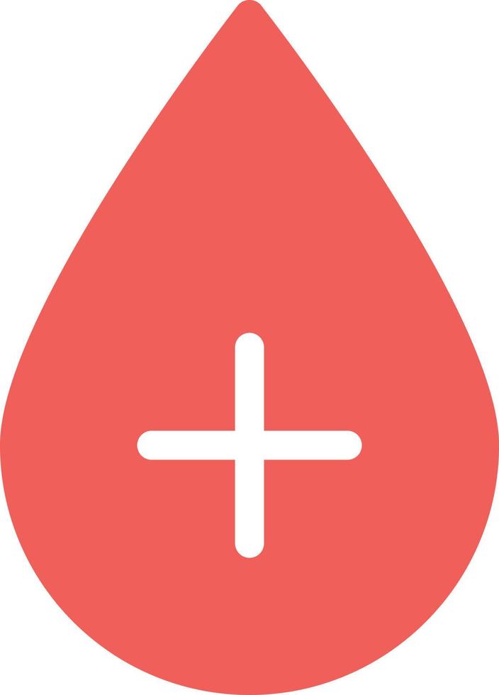 ilustración de vector de sangre positiva en un fondo. símbolos de calidad premium. iconos vectoriales para concepto y diseño gráfico.