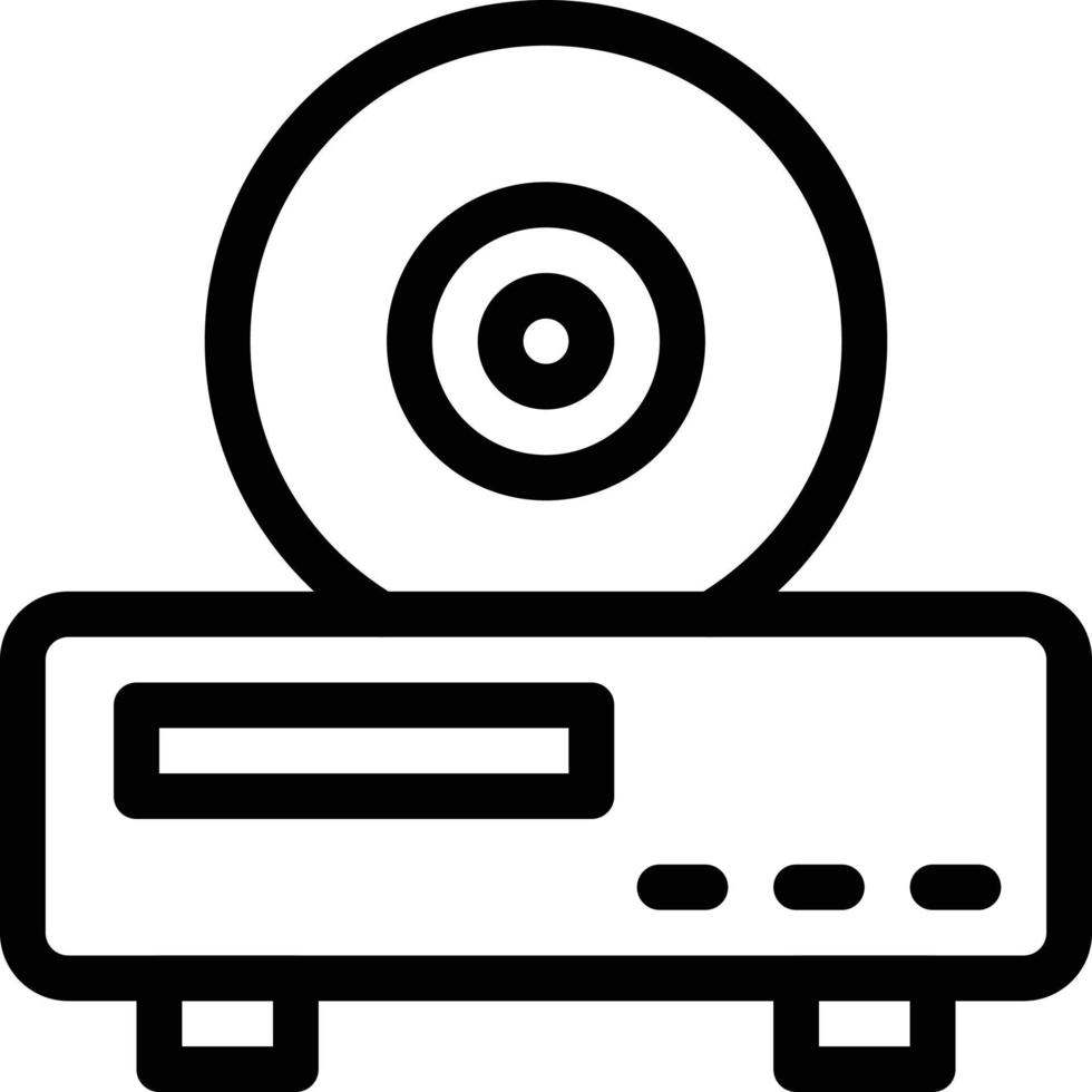 CD drive vector illustration on a background.Premium quality symbols.vector icons for concept and graphic design.