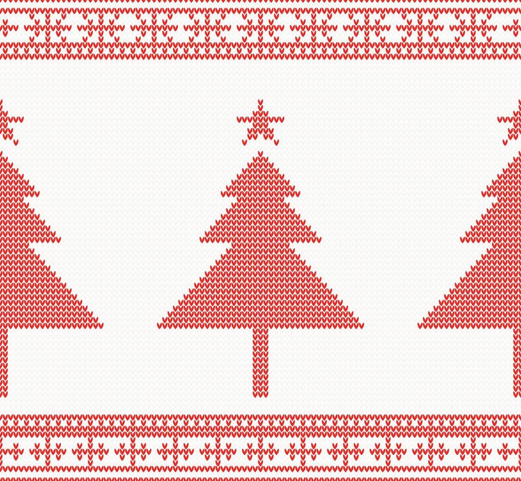 Fondo transparente de punto de Navidad con árbol. vector