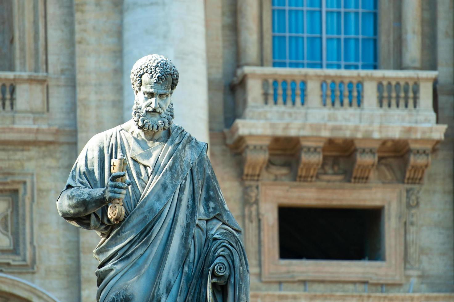 Large statue of St. Peter photo