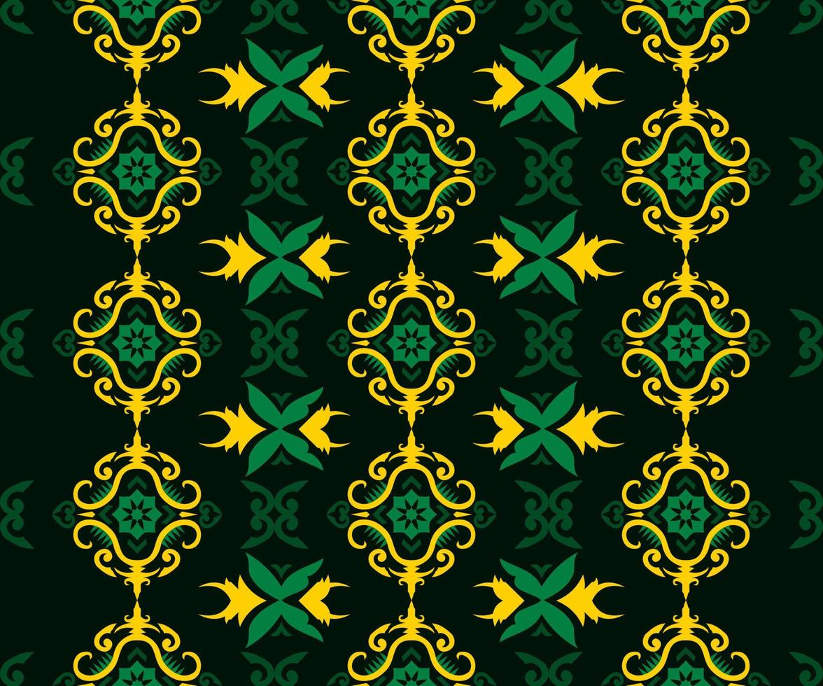 seamless patern of dayak ethnic pattern.traditional Indonesian fabric motif.borneo pattern. vector design inspiration. Creative textile for fashion or cloth