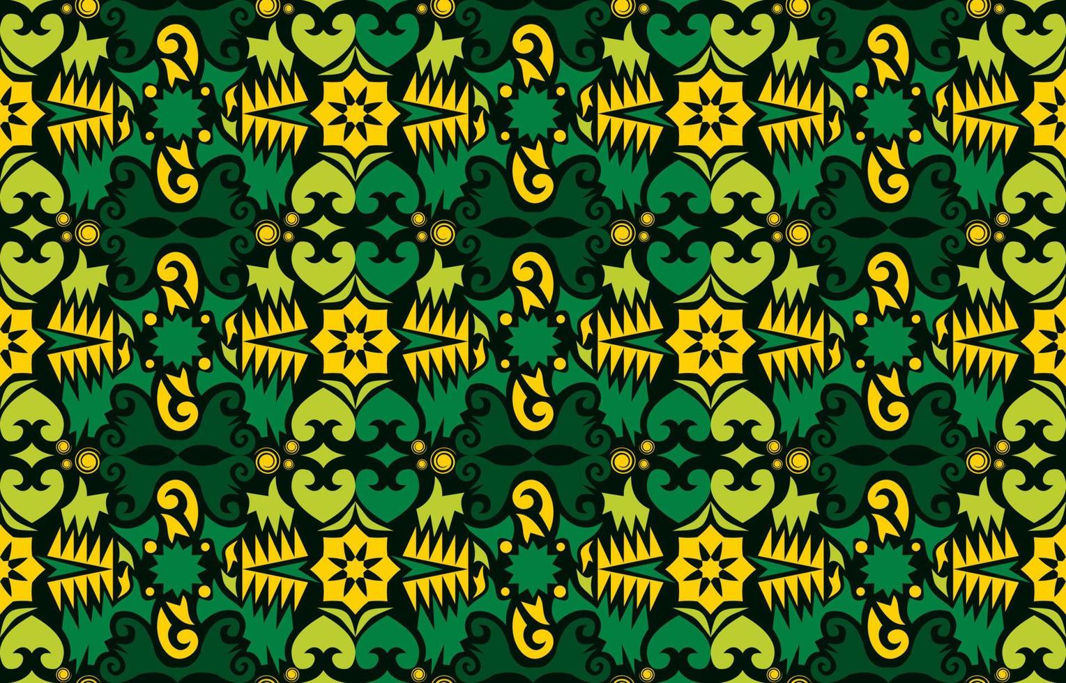 seamless patern of dayak ethnic pattern.traditional Indonesian fabric motif.borneo pattern. vector design inspiration. Creative textile for fashion or cloth