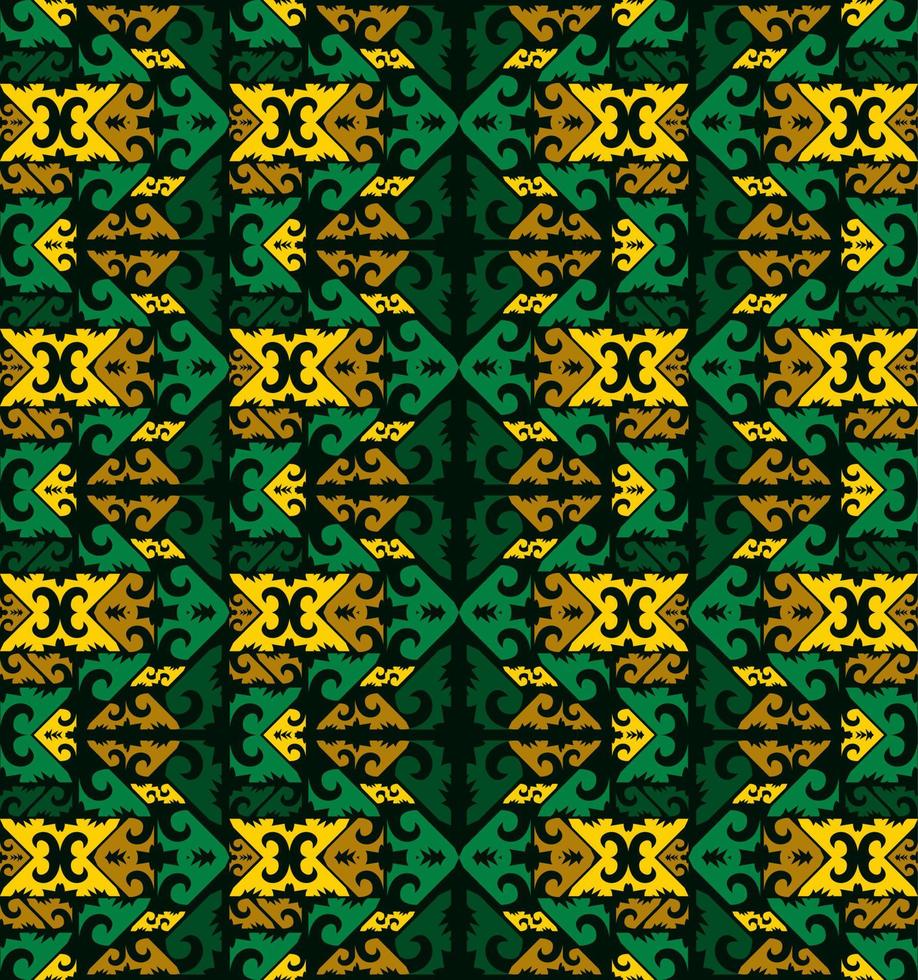 seamless patern of dayak ethnic pattern.traditional Indonesian fabric motif.borneo pattern. vector design inspiration. Creative textile for fashion or cloth
