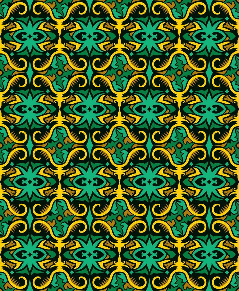 seamless patern of dayak ethnic pattern.traditional Indonesian fabric motif.borneo pattern. vector design inspiration. Creative textile for fashion or cloth