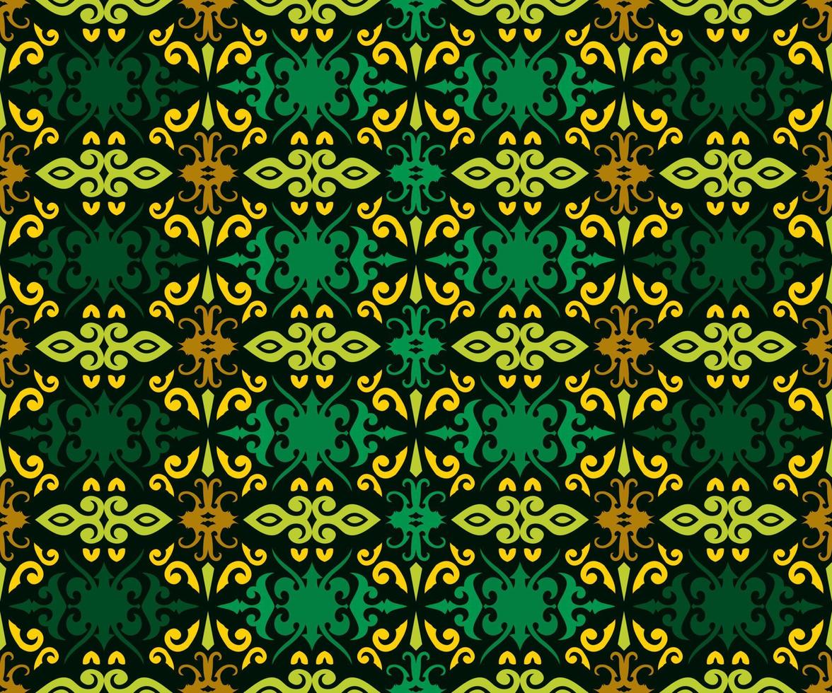 seamless patern of dayak ethnic pattern.traditional Indonesian fabric motif.borneo pattern. vector design inspiration. Creative textile for fashion or cloth