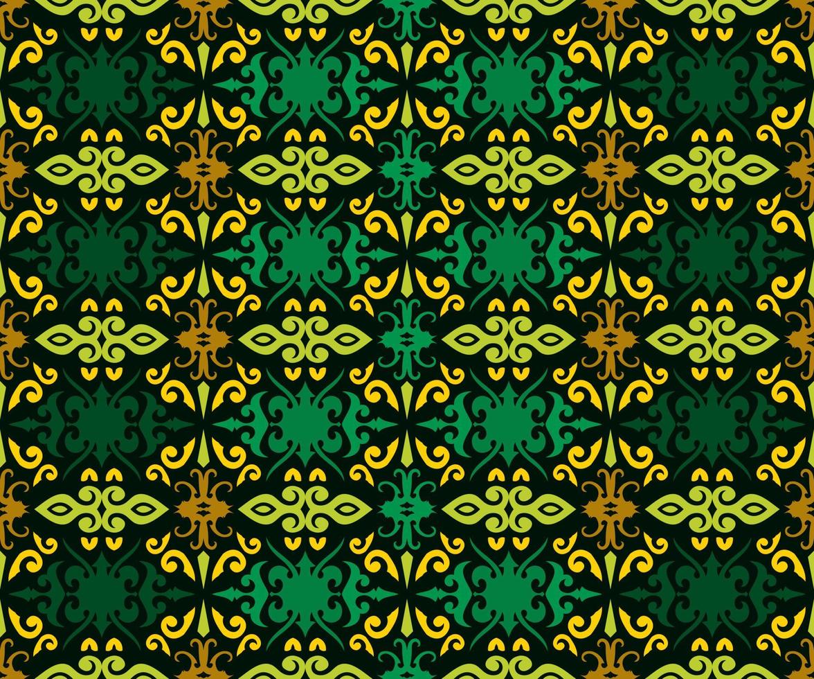 seamless patern of dayak ethnic pattern.traditional Indonesian fabric motif.borneo pattern. vector design inspiration. Creative textile for fashion or cloth