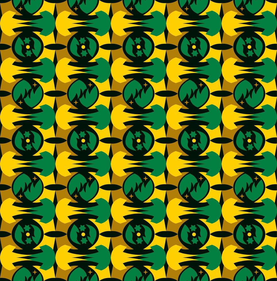 patrón sin costuras de patrón étnico dayak.motivo de tela indonesia tradicional.patrón de borneo. inspiración de diseño vectorial. textil creativo para moda o tela vector