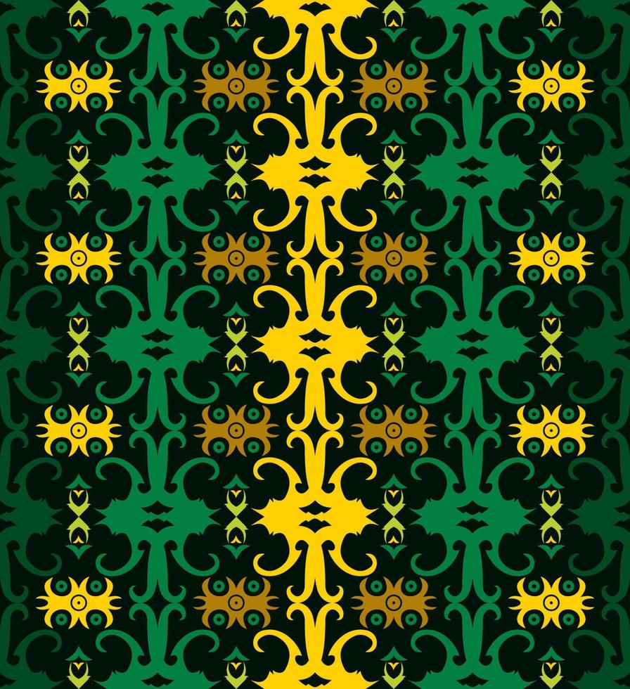 seamless patern of dayak ethnic pattern.traditional Indonesian fabric motif.borneo pattern. vector design inspiration. Creative textile for fashion or cloth