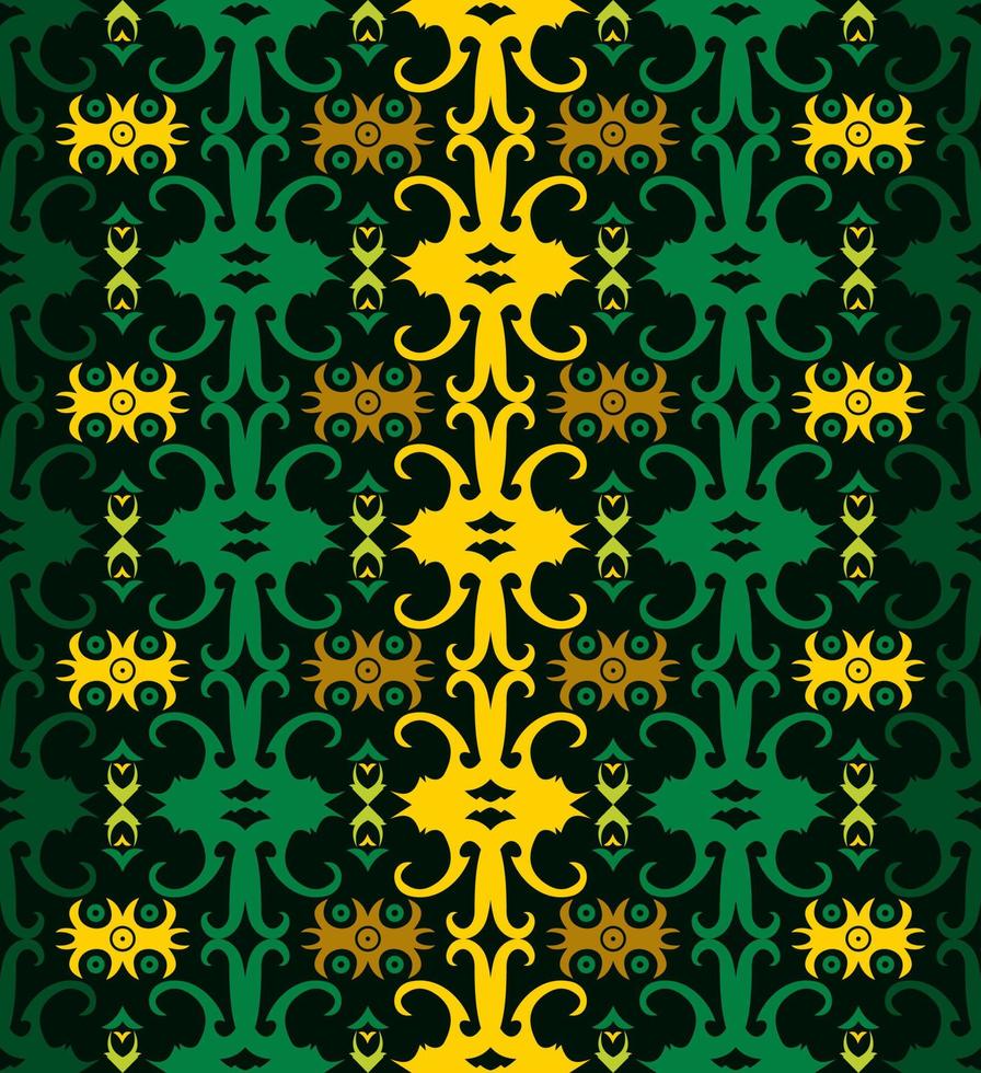 seamless patern of dayak ethnic pattern.traditional Indonesian fabric motif.borneo pattern. vector design inspiration. Creative textile for fashion or cloth