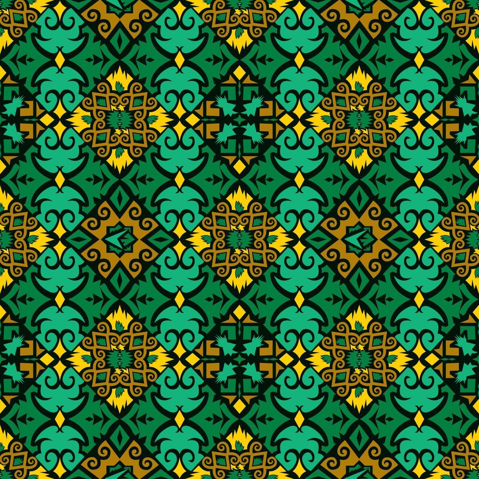 seamless patern of dayak ethnic pattern.traditional Indonesian fabric motif.borneo pattern. vector design inspiration. Creative textile for fashion or cloth