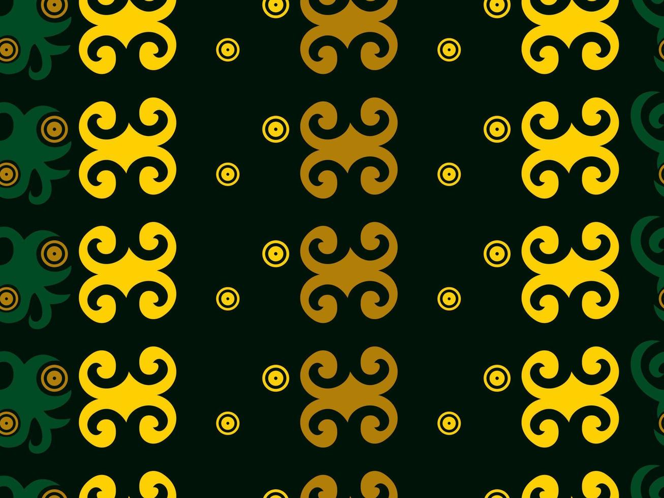 seamless patern of dayak ethnic pattern.traditional Indonesian fabric motif.borneo pattern. vector design inspiration. Creative textile for fashion or cloth