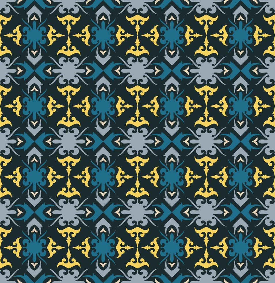 seamless patern of dayak ethnic pattern.traditional Indonesian fabric motif.borneo pattern. vector design inspiration. Creative textile for fashion or cloth