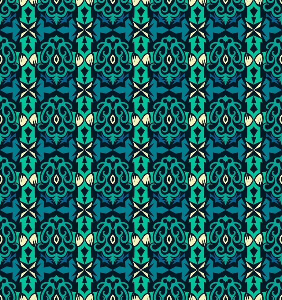 patrón sin costuras de patrón étnico dayak.motivo de tela indonesia tradicional.patrón de borneo. inspiración de diseño vectorial. textil creativo para moda o tela vector