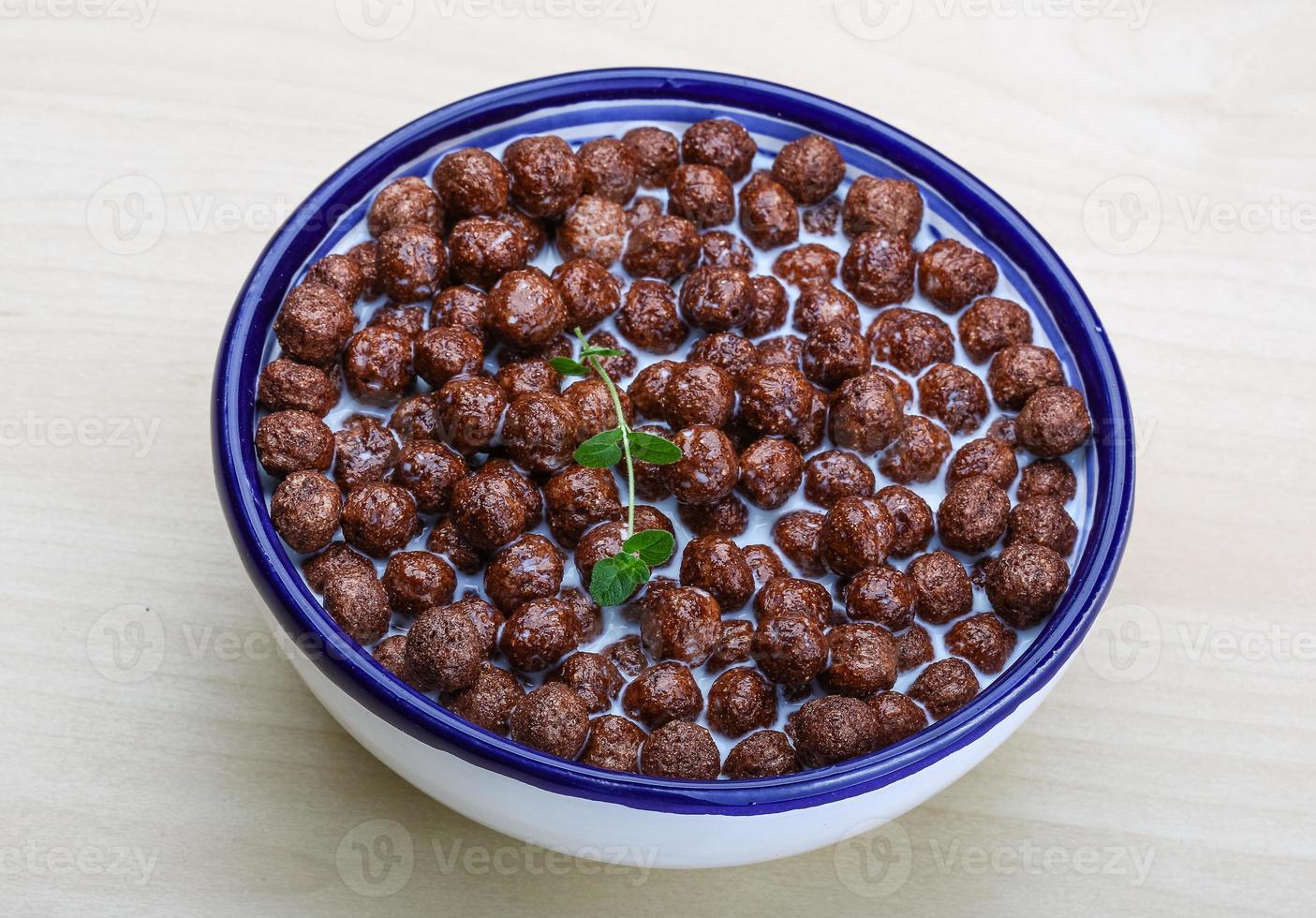 Chocolate cereal balls photo