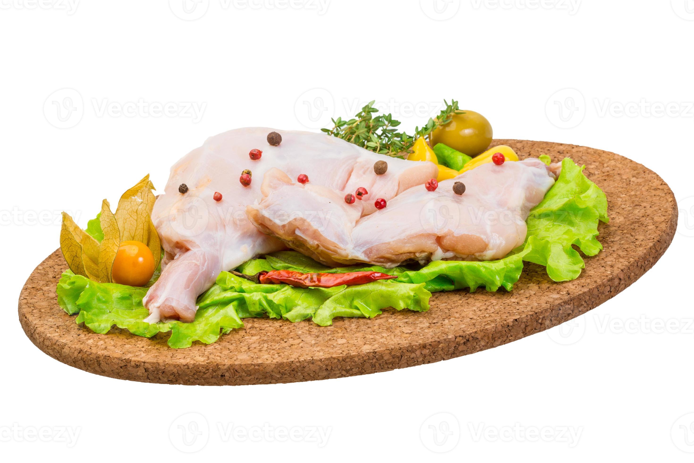 Raw rabbit meat 7805991 Stock Photo at Vecteezy