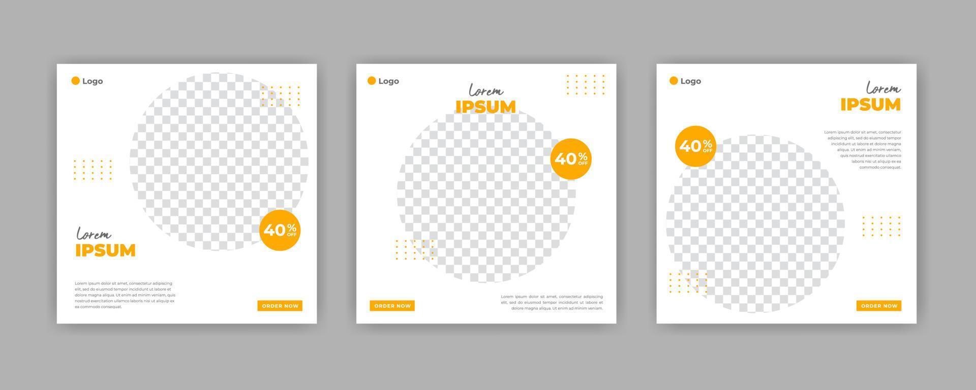 Unique Modern Editable Social Media banner template. Anyone can use this Easy Design Promotion web banner for social media. Modern elegant sales and discount promotions - Vector. vector