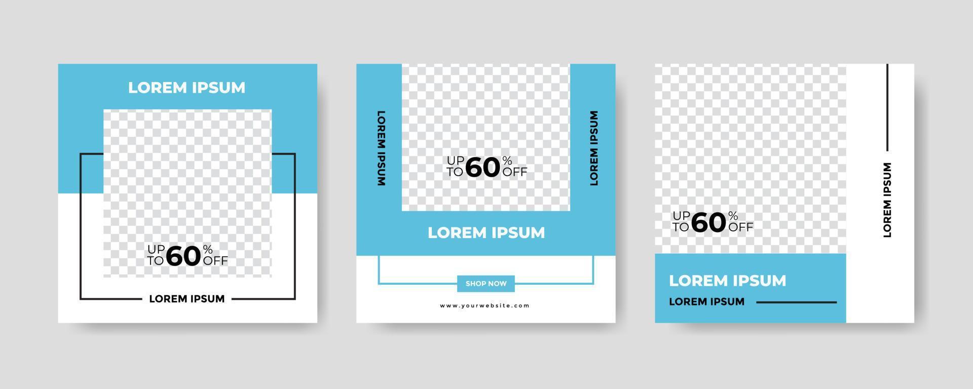 Unique Modern Editable Social Media banner template. Anyone can use this Easy Design Promotion web banner for social media. Modern elegant sales and discount promotions - Vector. vector