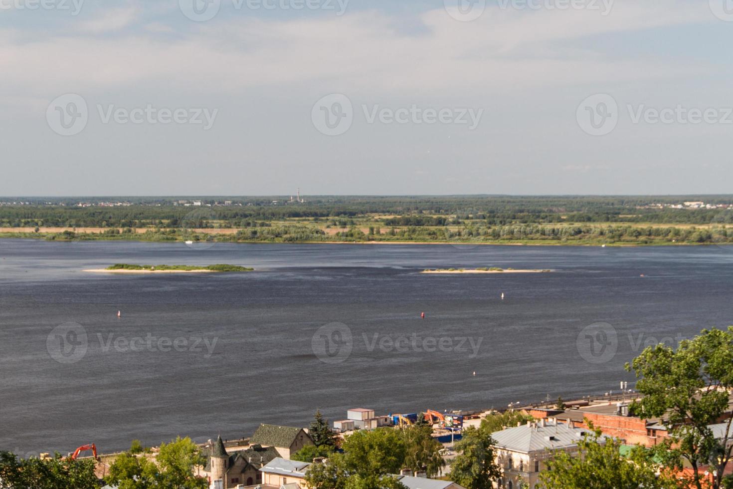 Summer view of historic district of Nizhny Novgorod. Russia photo