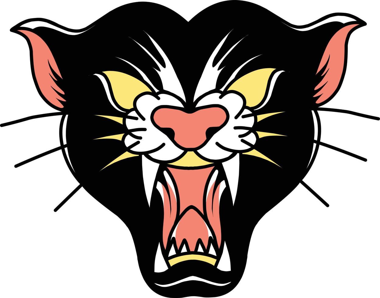 panther vector which is suitable for sticker packing and other needs