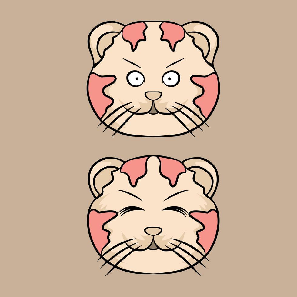 cat vector illustration is suitable for t-shirt branding, advertising and other uses