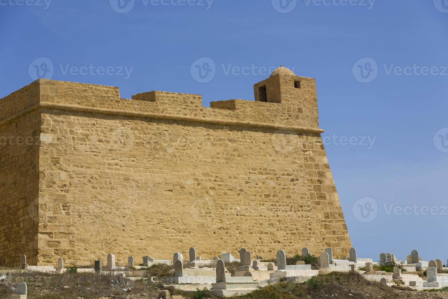 Old Fortess ruin in Mahdia Tunis photo
