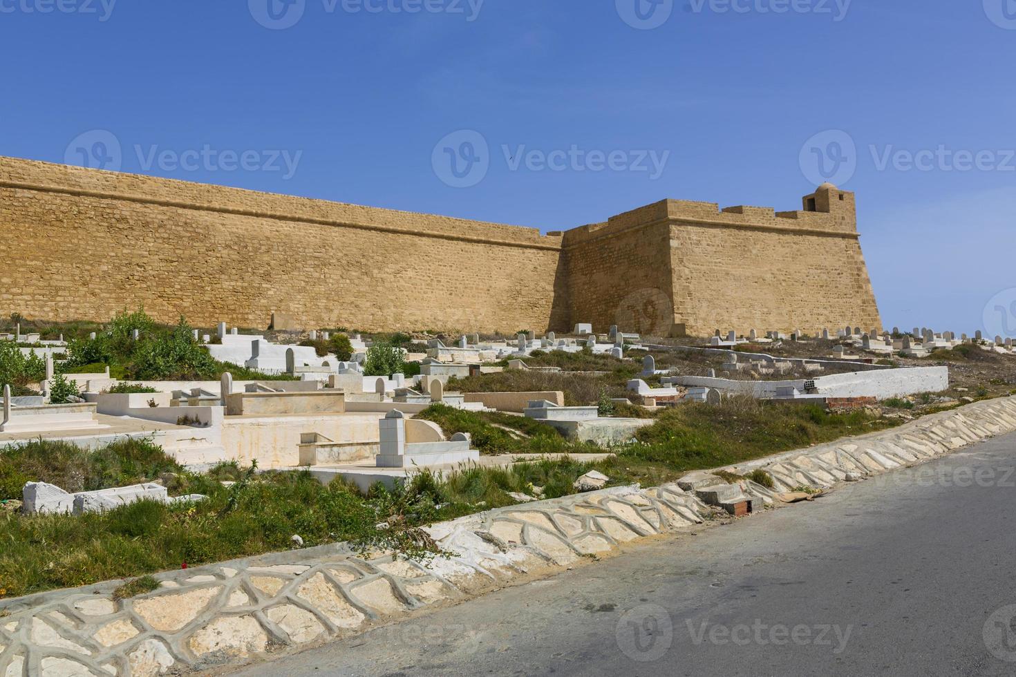 Old Fortess ruin in Mahdia Tunis photo