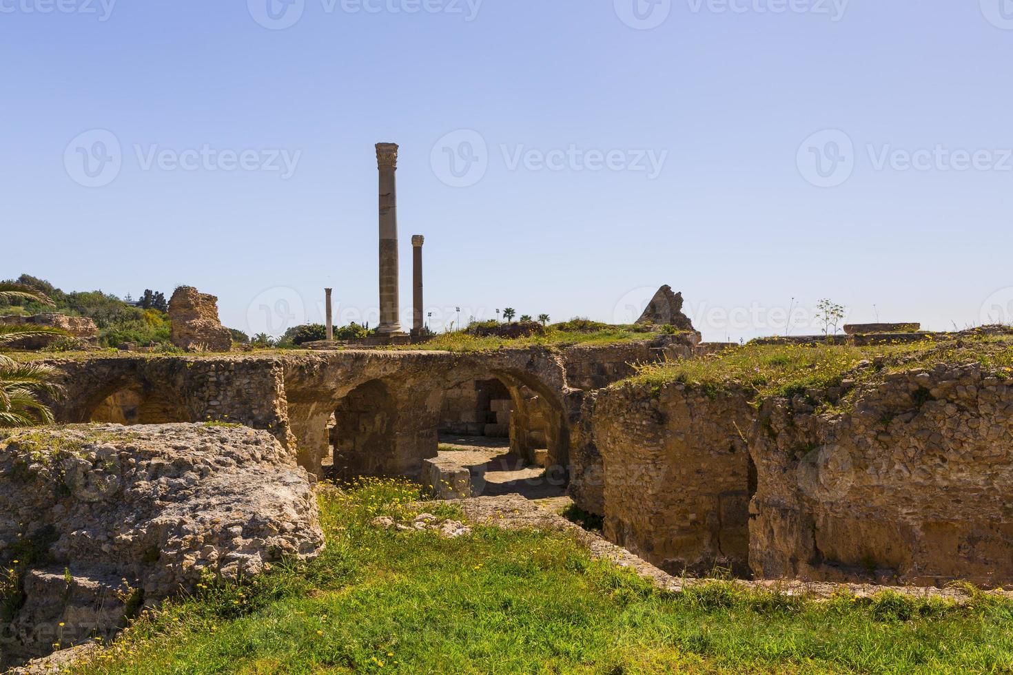 Old Carthage ruins photo