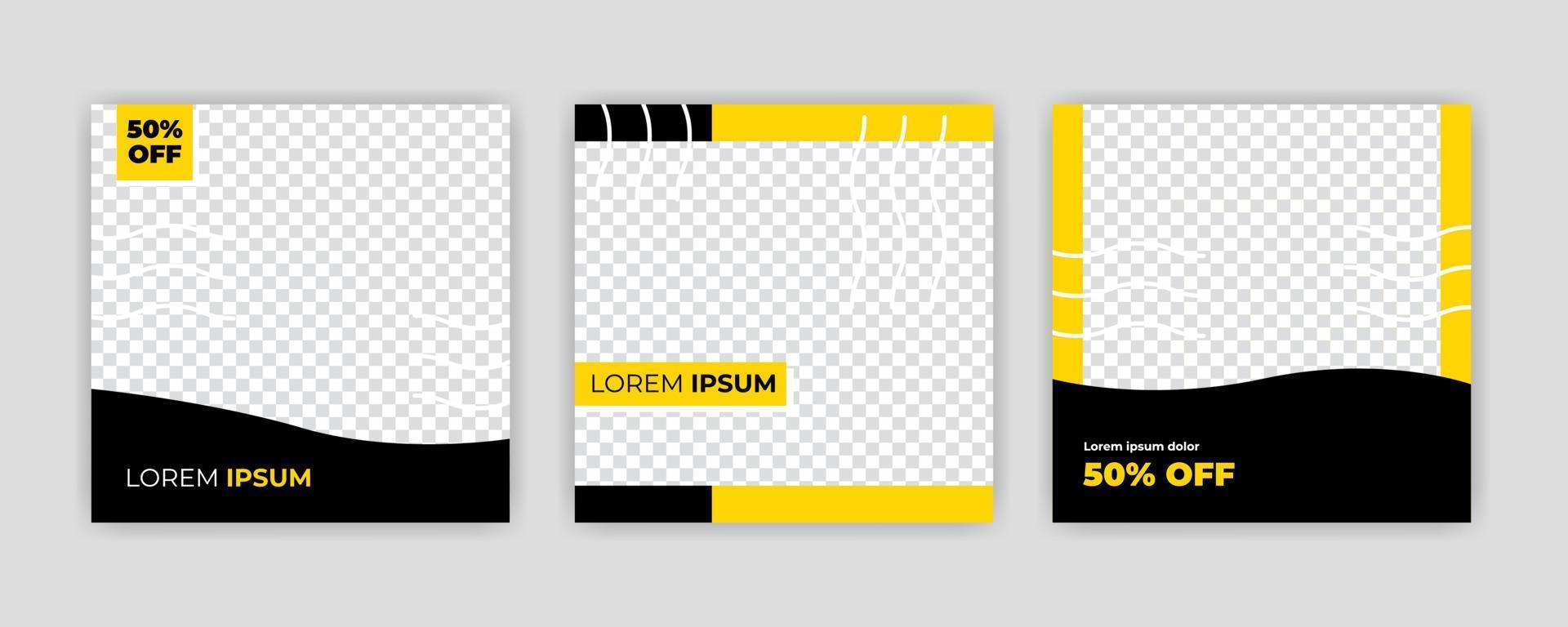 Unique Modern Editable Social Media banner template. Anyone can use this Easy Design Promotion web banner for social media. Modern elegant sales and discount promotions - Vector. vector