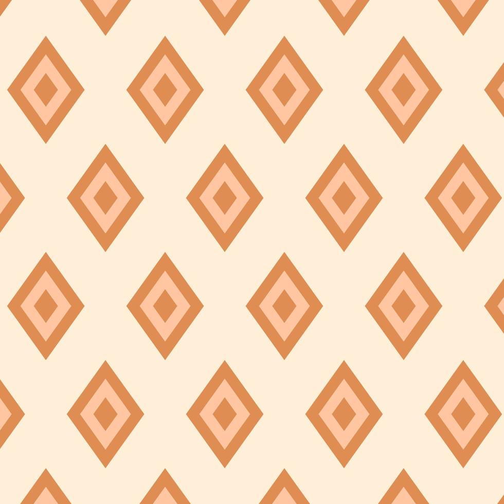 Geometric abstract pattern in retro colors or modern vintage colors. Vector illustration