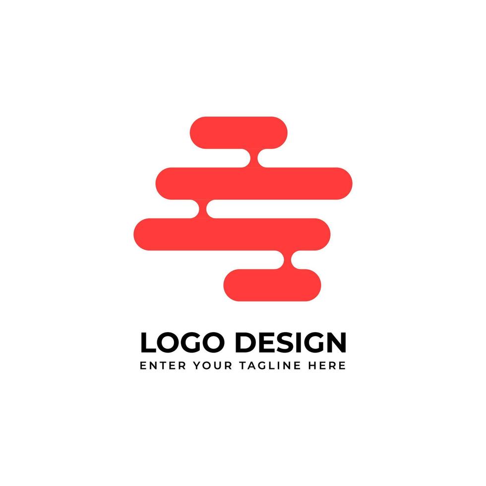 Abstract logo template vector