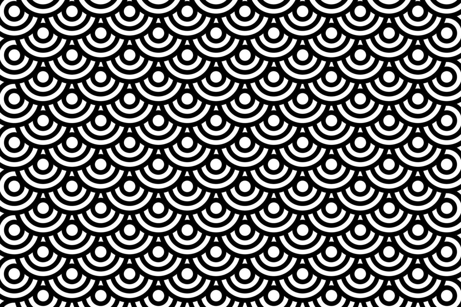 Japanese Seamless Wave Pattern Vector Illustration