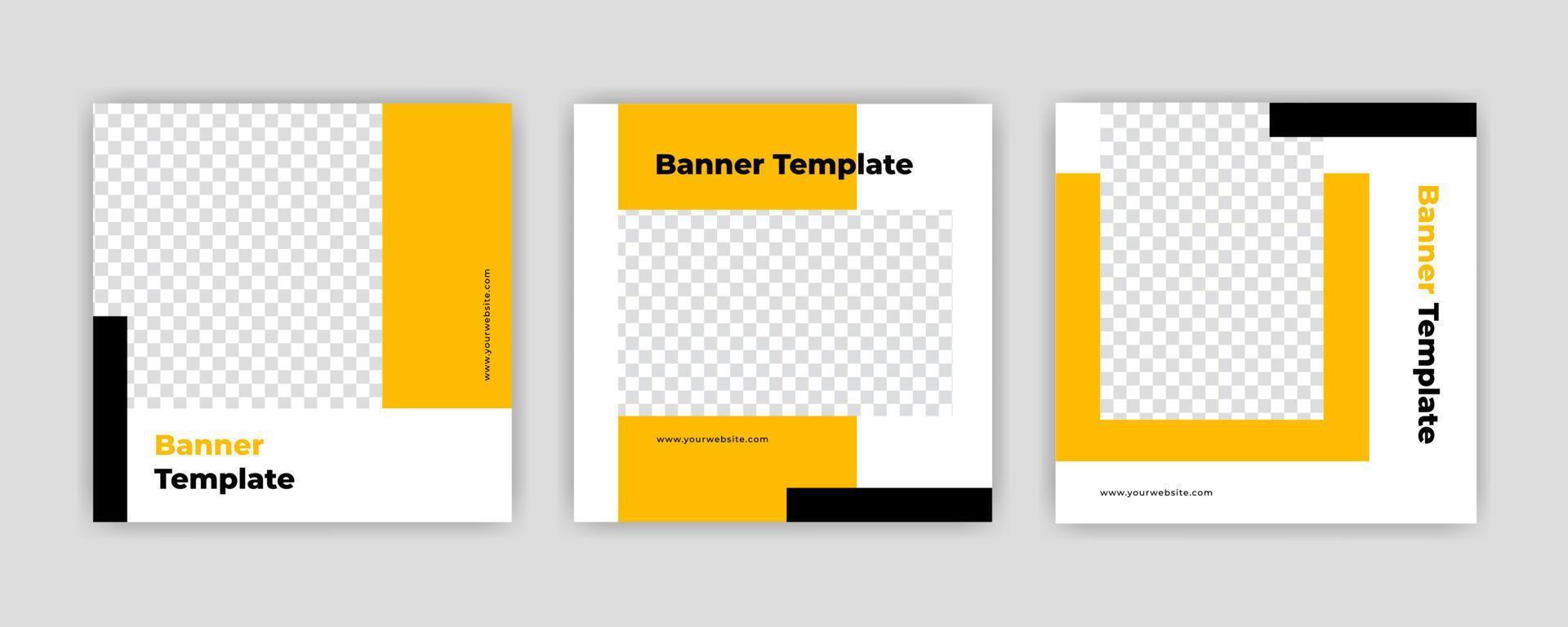 Unique Modern Editable Social Media banner template. Anyone can use this Easy Design Promotion web banner for social media. Modern elegant sales and discount promotions - Vector. vector