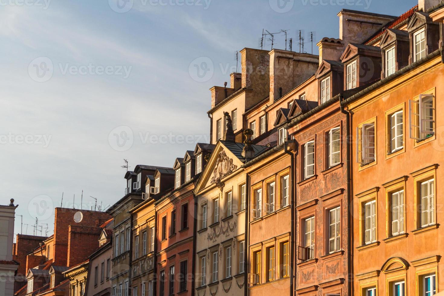 Castle Square in Warsaw, Poland photo