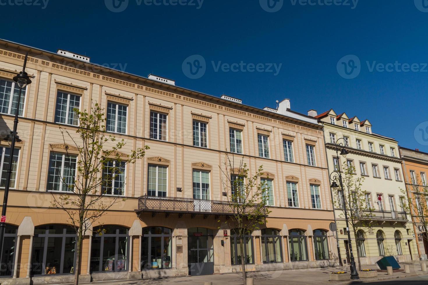 City center of Warsaw, Poland photo